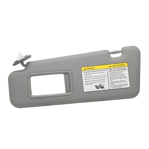 Pare-soleil gauche Toyota Highlander 2008-2013 gris avec miroir éclairé