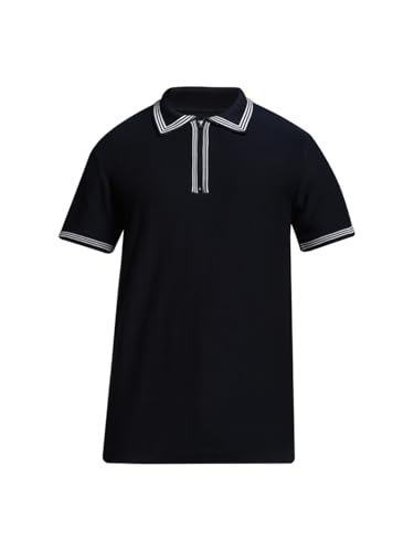 Image of Jack & Jones Men Cotton Solid Slim Fit Polo T-Shirt