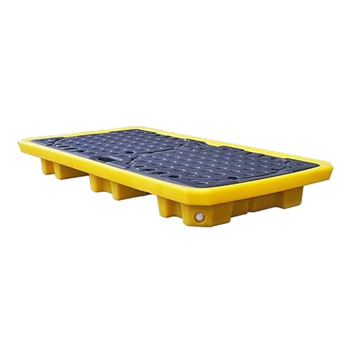 Plateforme anti-déversement modulaire et empilable avec sortie de drainage pour seau