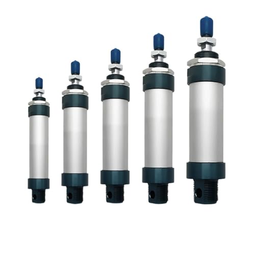 Cilindro neumático de doble efecto de 25 mm con carrera de 75 mm 2