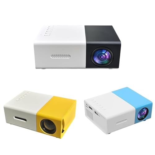 Image of Pro Mini Portable LED Projector with Multiple Interfaces Like AV, Audio, USB, HDMI, Micro SD, Film Projector for Children's, Home Cinema, Compatible with Smartphone /Laptop /PS4 /Firestick