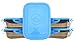 6 Pack Fitness Sure Seal Containers 20oz Black/Neon Blue Set of 5