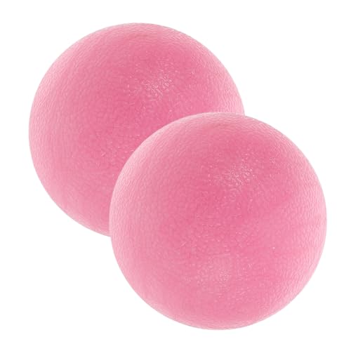 Abaodam 2 Piezas Bola De Masaje Bola Central Pelota De Estabilidad Pelota De Entrenamiento Bola Dobladora Pelota De Parto Bola De Barra Equipo De Ejercicio Pelota De Gimnasia Tipe Rosa