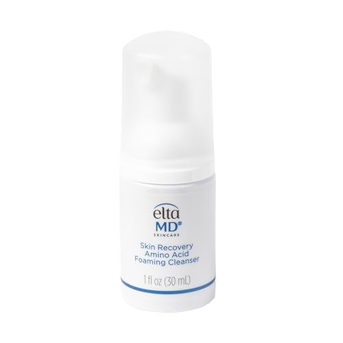 EltaMD Skin Recovery Amino Acid Foaming Facial Cleanser, Gentle Face Cleanser for Sensitive Skin, 1.0 Fl Oz