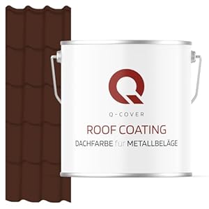 Q-Cover Dachfarbe Metall Mahagonibraun 5L