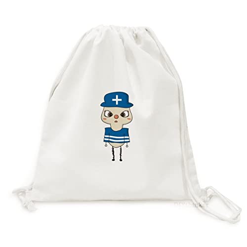 Sac à dos en toile UU Pavillon grec : une idée cadeau originale et culturelle
