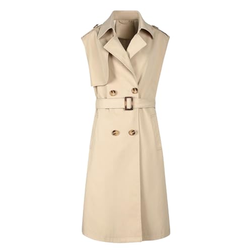 L'Or SleevelessCoatDress ベージュlaubeblanc Sleeveless Coat Dress – L'AUBE BLANC