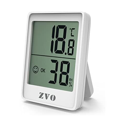 ZVO Termómetro Humedad y Temperatura Digital con Indicador Sonriente Cover
