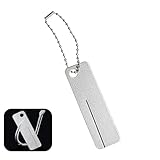 HSYTEK 1PCS Fischhakenschärfer, mit für Outdoor Angeln, Einseitiger Fischhakenschärfer, Einseitiger Fischhakenschärfstein, Outdoor Tools, Schärfwerkzeuge, Diamantschärfer, Angelhaken Schärfer