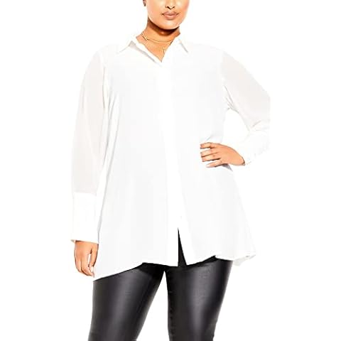 CITY CHIC Plus Size Amelia Tunic in Ivory Cover
