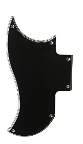 �M�^�[�s�b�N�K�[�h Fits Lefthanded Gibson SG Special 2018 OD Mini Humbuckers Style 5�w�\�� �M�^�[�ی� �ی�t�B�����t�� (5�v���C�u���b�N-Lefthanded)