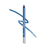 URBAN DECAY 24/7 Glide-On Waterproof Eyeliner Pencil - Smudge-Proof, Long-Lasting, Transfer-Proof, Up to 16HR Wear, Smooth No-Tug Formula, Roxy (Metallic Blue) - 0.04 oz