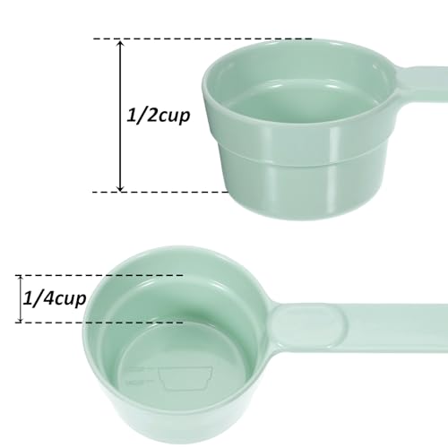 Vaso medidor 1/2 taza para alimentos de mascotas miniatura 3