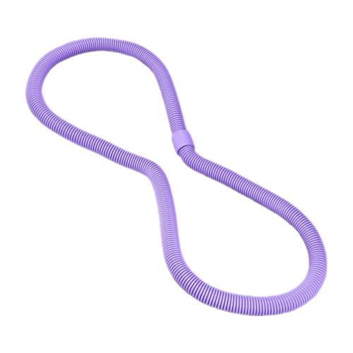 フラフープ 【2025新登場・静音式】ダイエット用 脂肪燃焼 多機能 ソフトスプリングフラフープ 折りたたみ式 ポータブル 静音 PVC 異臭なし ウエスト 背中 脚胸トレーニング シェイプアップ 室内 屋外 男女兼用 (パープル)