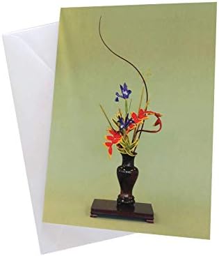 Blank Note Cards Set, Original Art Blank Greeting Cards, Eco Friendly Notecards with Ikebana Flower Photo, Eco Friendly Recycled Paper Stationery