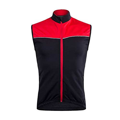 Gilet cyclisme sans manches réfléchissant VTT coupe-vent étanche L - 2