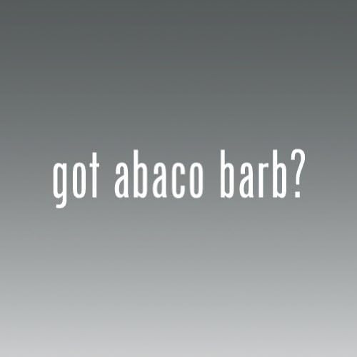 Got Abaco Barb Die Cut frigoríficos, die cut parachoques calcomanía para ventanas, coches, camiones, ordenadores portátiles, etc.