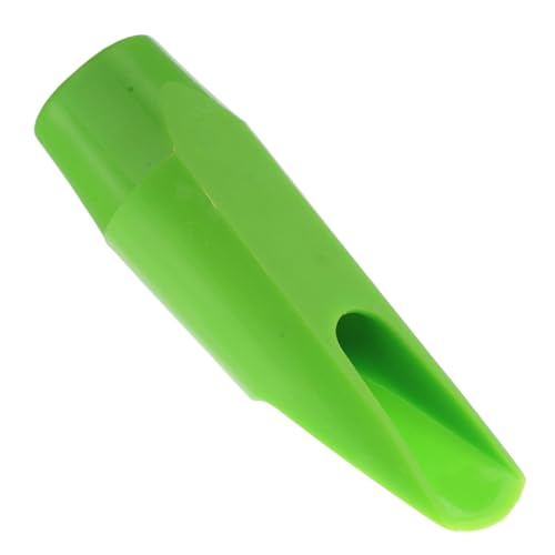 Mobestech Altsaxophon Mundstück aus Harz Grün Saxophon Zubehör für Altsaxophon Langlebiges Saxophonmundstück mit Universeller Kompatibilität für Verbesserten Klang