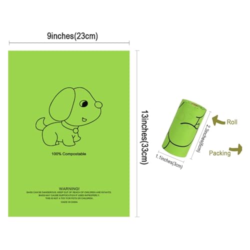 Image of Petmolico Dog Poop Bag Holder Leash Attachment, Dog Waste Bag Dispenser Zippered Pouch, Fits Any Dog Leash, Includes Free Roll of Dog Bags, Poop Bag Dispenser - 2 Packs, Mixed Cyan&Flower