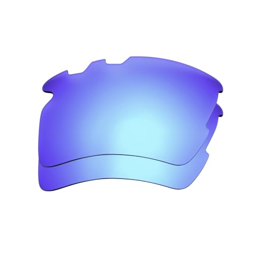 Verres polarisés Oakley Flak 2.0 XL ventilés bleus améliorant le contraste visuel