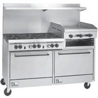 Southbend S60AA-2RR Range, 60", 6 Burners (28,000 Btu), 24" Griddle/Broiler (rig