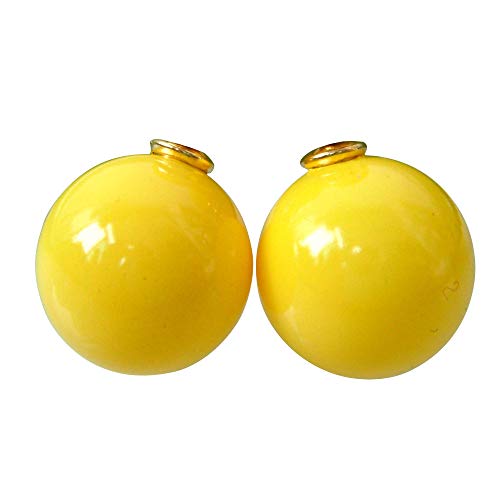 Navachi 18k Gold Plated Double Sided Yellow Faux Pearl Beads Womens Fashion Elegant Candy Stud Az2878e Earrings
