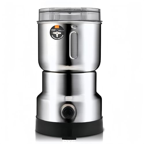 RAYPOW Molinillo de Café Eléctrico 300W, Molinillo de Granos con Cuchilla de Acero Inoxidable,...