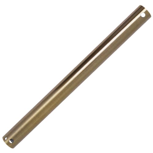 Image of 12 Inch Ceiling Fan Extension Rod, 1 Inch Outside Diameter Not Threaded Ceiling Fan Downrod for a Wide Range of Fans (Brushed Bronze)