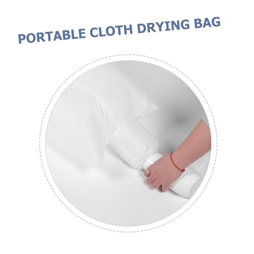 VOSAREA 2pcs Portable Quick Dry Laundry Bag for Pants Multi-functional Clothes Dryer Integrated Hair Dryer Port for Travel and Dorm Use3
