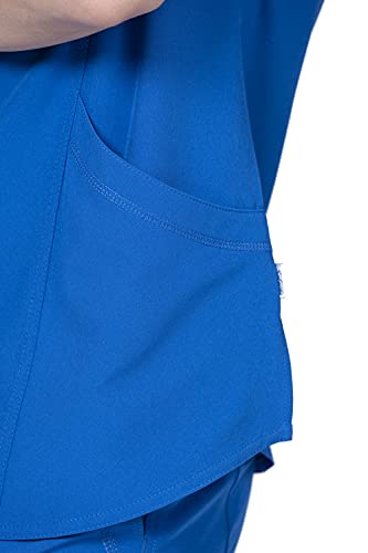 Image of Scrubs for Women Set V-Neck & Cargo Pant 8 Pocket 4-Way Stretch for Nurse Dentist Veterinarian Elements Select ES2966