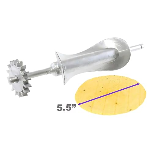 New 5.5 inch Tortilla Cutter Roller Blades Aluminum Manual Electric Tortillador Homemade Cookware Cast Aluminum