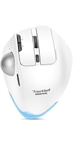 Amazon | AmeToNana 雨七 トラックボールマウス エルゴノミクス 縦型15