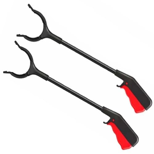 Pinza Raccogli Oggetti 2pcs 30cm 60cm Pinza Raccogli Rifiuti, Raccogli Immondizia Pinza Corte, Pinza per Anziani, Portatile Pinze Raccogli Rifiuti per Prendi Oggetti da Giardino(Size:60 cm 24 in)