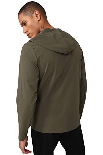 Image of Reebok Men's Polyester Solid Classic Standard Length Regular Jacket
