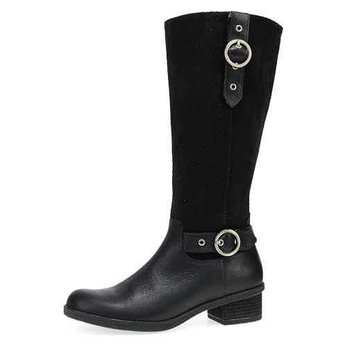 Dansko Dawn Waterproof Equestrian-Inspired Tall-Shaft Fashion Riding Boot with Classic Hardware, Durable Leathers, and Inside Zipper