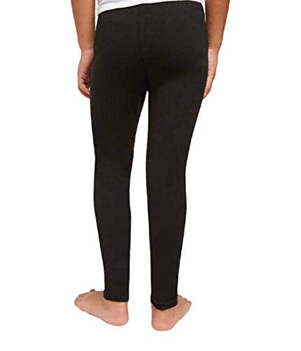 Splendid Girls Tapered Legs Elastic Waistband Solid Legging (2 Pack) (12, Black - Peacoat)3