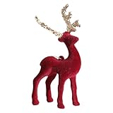 De Alces con Partos Hechos De, Decoraciones De Escritorio, Decoraciones De Árboles De Navidad, Adecuados como Regalo O, con El Hermoso Significado, Valiente., Flocki De REN