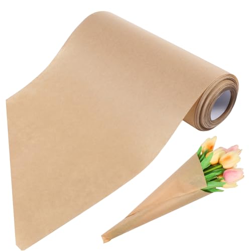 Papier Emballage Kraft Facile à Découper GARIOUANS - Rouleau Marron Ultra Résistant