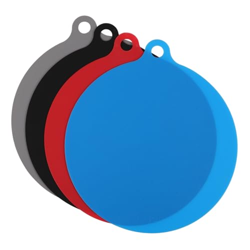 ノーブランド品 4個 シリコンポットマット 滑り止め耐熱調理台保護パッド 電磁調理器対応 電子レンジ用多機能キッチンマット 鍋敷き兼用