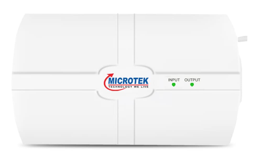 Microtek EM4170+ LED Display Wall Mounted Automatic Voltage Stabilizer for AC up to 1.5 Ton Working Power 170V-270V (White) with 3 Year Warranty