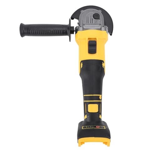 Cordless Angle Grinder, 20V 6600RPM Brushless Battery Grinder Tool 4 Speed Power Electric Grinders Brushless Motor for Cutting Griding Polishing with Adjustable Auxiliary Handle