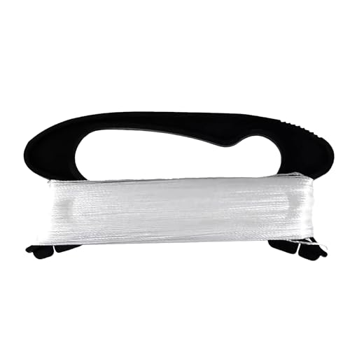 Drachenschnur,100M Drachenschnur,100M Drachenschnur Spule,Drachenschnur Seilwinde für Drachen,Drachenersatzteile,Schwarz Drachenschnur Spule Drachenzubehör für den Außenbereich,Outdoor Sportarten