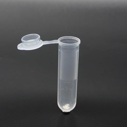 Arteya ATY000002 5Ml Microcentrifuge Tubes 200Pcs,Centrifuge Tubes With Attached Lid, Round Bottom Transparent Micro Centrifuge Sample Bottle Vials Container For Lab,Plastic Lab Snap Tubes,Clear Graduation thumb #3