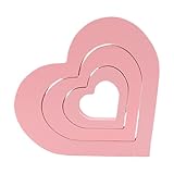 Holzherz-Dekorationen, kreative Holzornamente | Empfohlen für St. Geschenke, Liebeserinnerungen für Paare und Hochzeitslokale Dekoration | Kunstzubehör