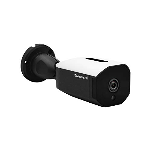 Caméra IP de sécurité PoE 5MP - Caméra de Surveillance Smart 265, IP66 étanche pour intérieur et extérieur, avec Fente pour Carte SD, Vision Nocturne de Soutien IR, Alarme de détection de Mouvement