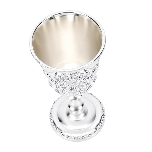Zunate Vintage Emaliowane Kielichy, Ozdobny Kubek Rhinestone ze Skomplikowanymi Rycinami, Kielichy do Dekoracji Wnętrz na imprezę, Kwiatowy Kubek na ślub