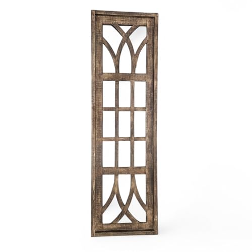 🪟✨ 10 Best Wood for Windows 1 Farmhouse Wooden Wall Window -Large Wood Window Frame-The Longview