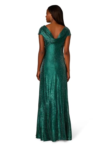 Adrianna Papell Women's Metallic Knit Gown2