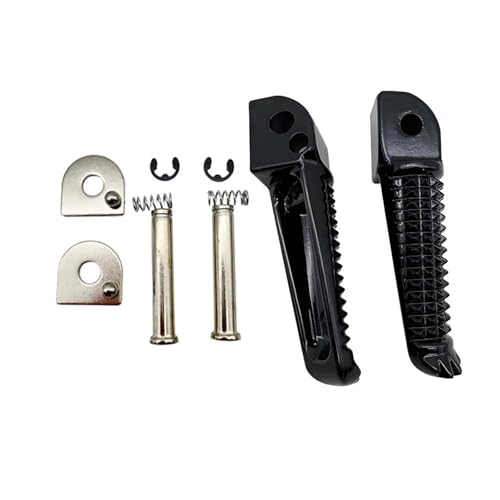 �o�C�N�̃y�_�� ���}�n XJR400 YZF R1 SRV250 FZ400 4YR TRX850 YZF600R TDR125 FZR600 ���A�t�b�g���X�g�t�b�g�y�O�ɓK��(Black)