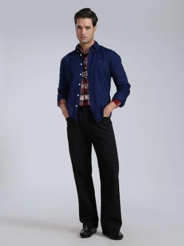 Image of Solid Regular fit Cotton Shirt
